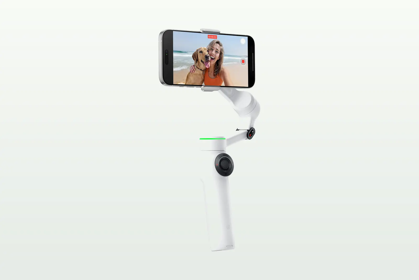 Insta360 Flow 2 Pro ของจริง กางกิมบอลเห็นตัวเครื่องครบ กลุ่ม Gimbal
