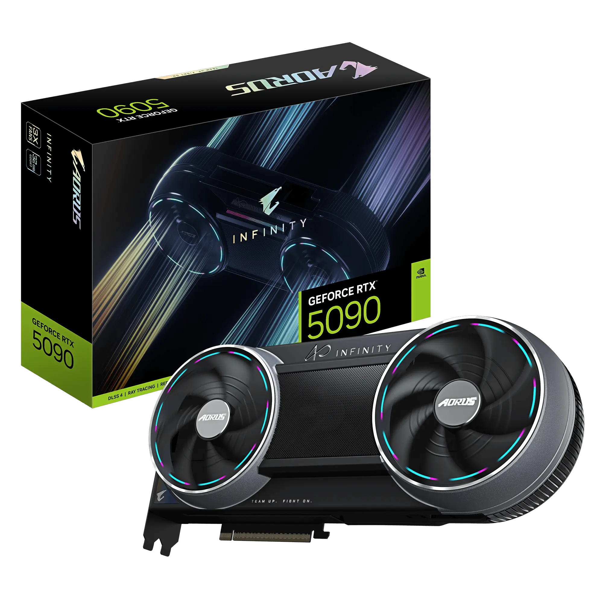 AORUS GeForce RTX 5090 INFINITY รุ่นเรือธงของ Gigabyte กลุ่ม Gigabyte / AORUS